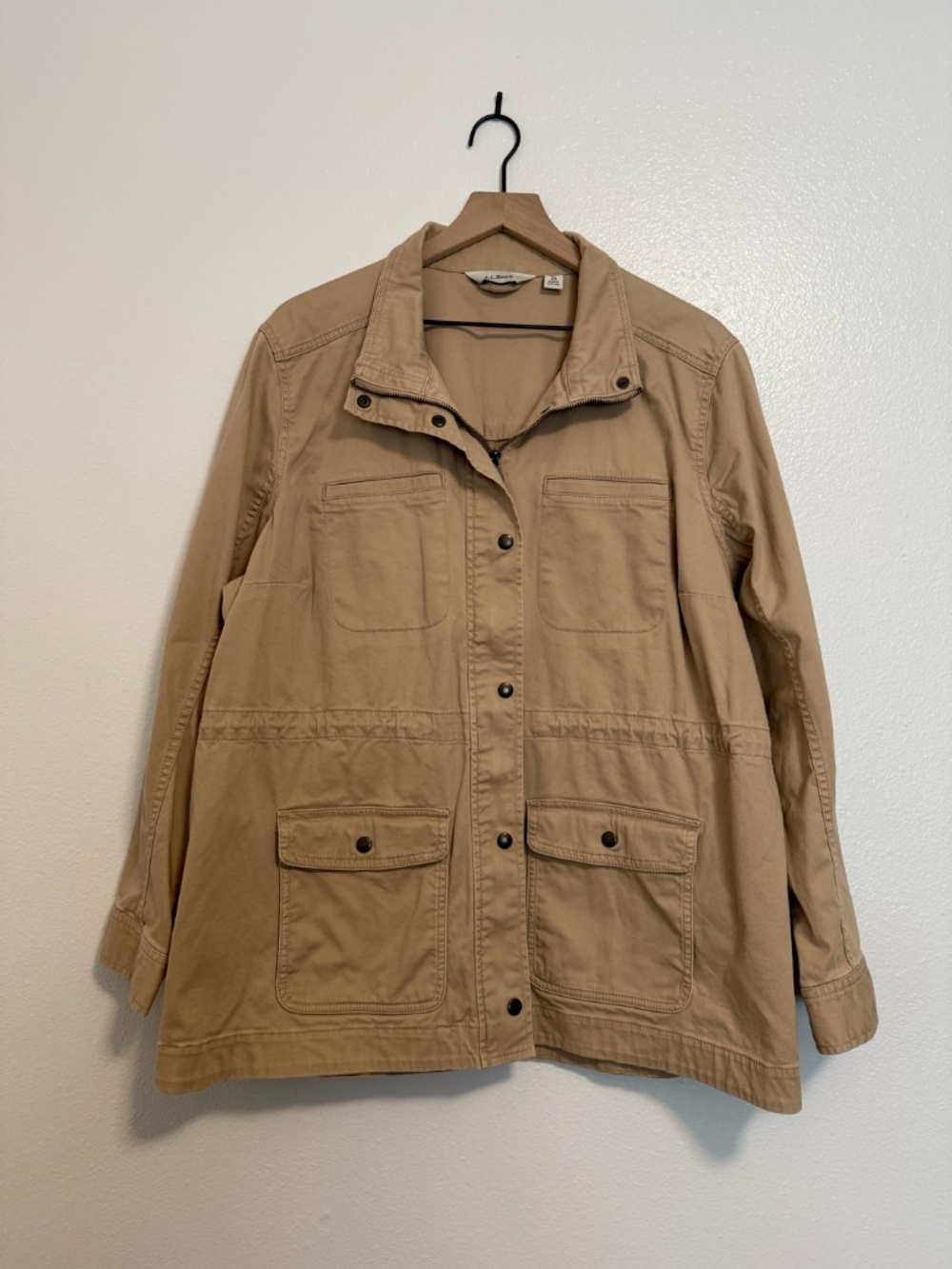 L.L. Bean - Classic Tan Utility Cotton Twill Stretch Field Chore Jacket - 2X - Picture 2 of 13